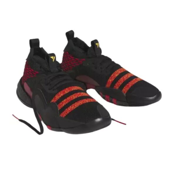 Adidas Trae Young 2 Men's Sneakers Shoes Black/Better Scarlet 9 new HQ0986 - Picture 2 of 4